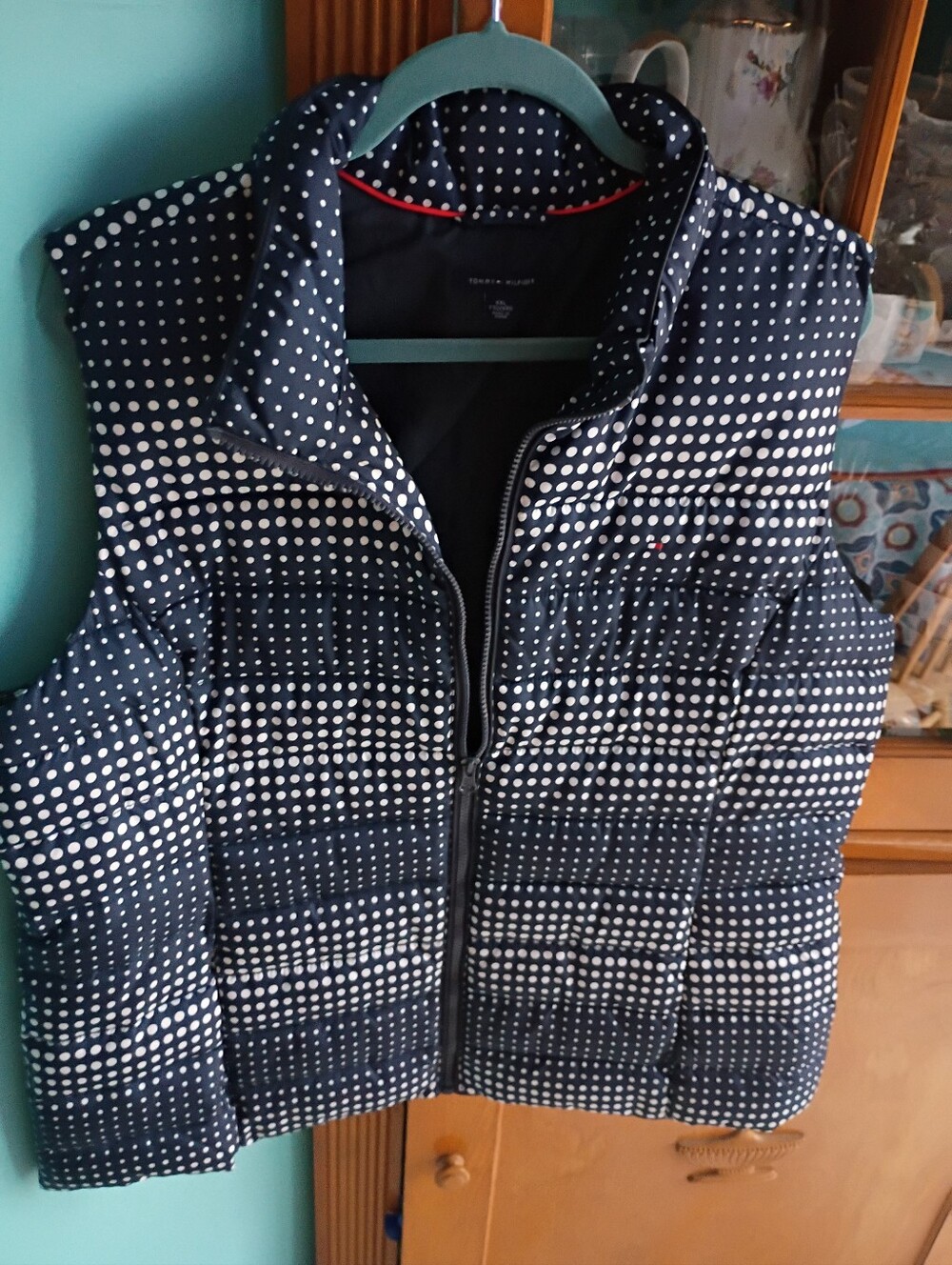 Tommy Hilfiger, Woman's Vest, XXL, Navy/White